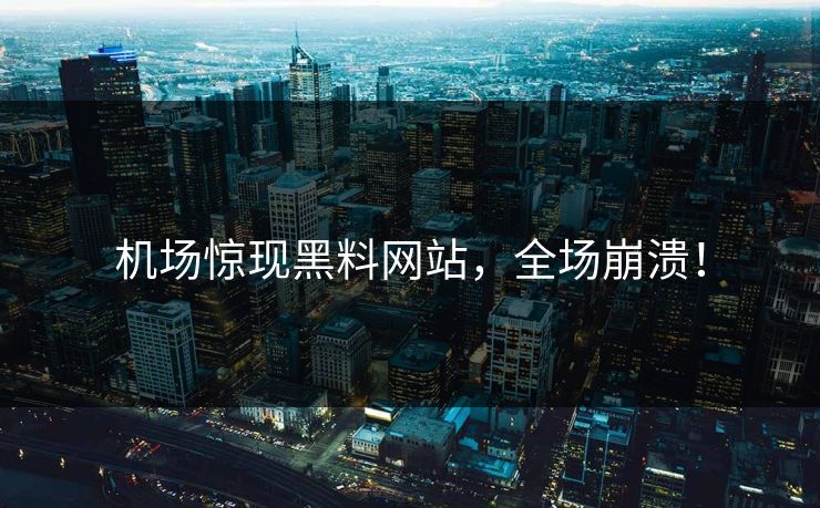 机场惊现黑料网站，全场崩溃！